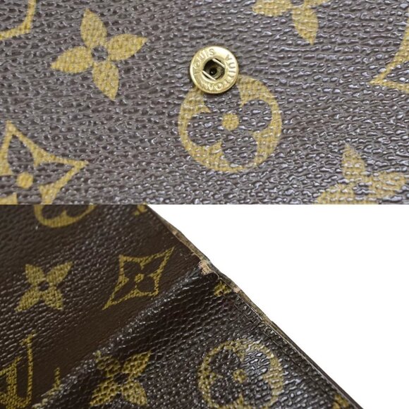 LOUIS VUITTON International Long Trifold Wallet Monogram Brown M61215 07EB605 - Picture 8 of 16